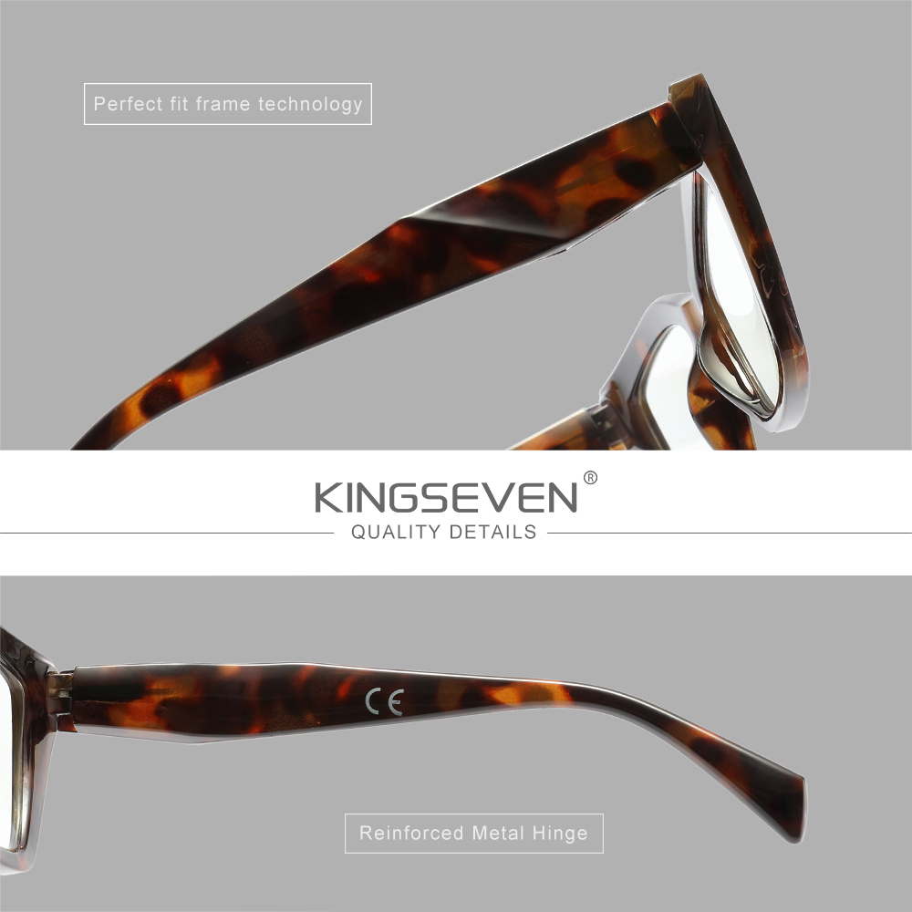 KINGSEVEN Trendy Women Reading - Women'S Fashion Glasses With Clear Lenses 评论和价格